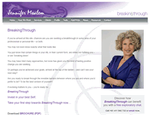 Tablet Screenshot of jennifermoalem.com
